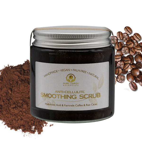 Anti-cellulite smoothing body scrub with Coffee & Raw Cacao