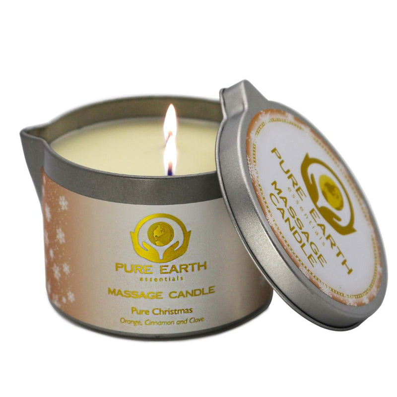 Pure Earth Essentials christmas candle 