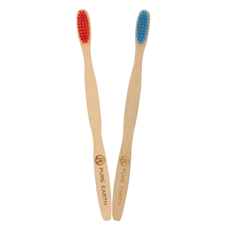Pure Earth Essentials bamboo toothbrushes 
