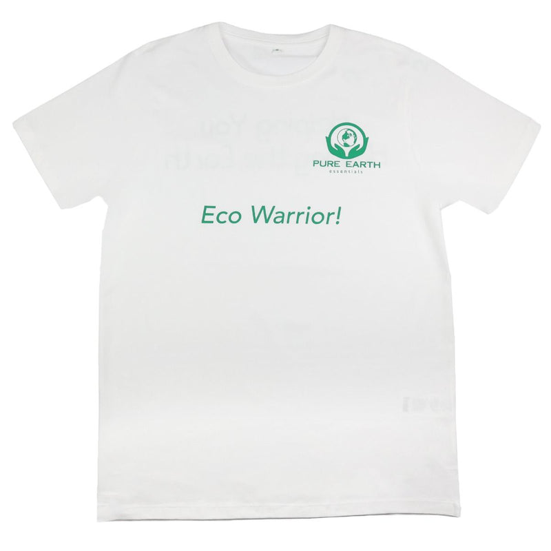Pure Earth Essentials white eco warrior t-shirt
