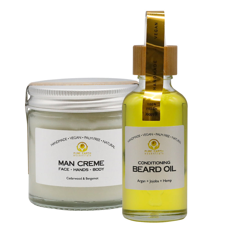 mens cream and beard oil