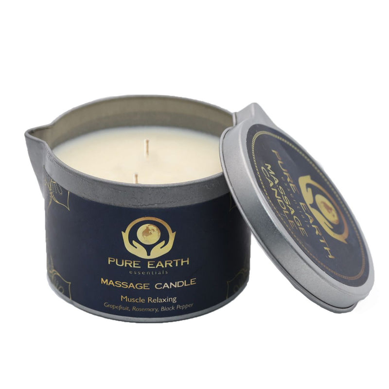 Pure Earth Essentials muscle relaxing candle 