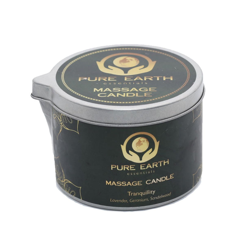 tranquility massage oil candle 