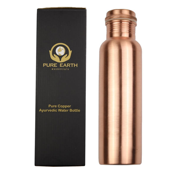 Copper water bottle with box 